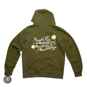 NWT Raised by Wolves Seeds of Rebellion Snap Hoodie